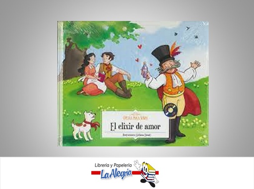 [84282921010382] EL ELIXIR DE AMOR OPERA PARA NIÑOS TEMATICA CUENTOS AUTOR G. DONIZETTI MARCA S/M CONTIENE CD