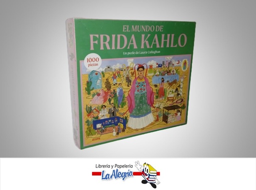 [9788418459764] EL MUNDO DE FRIDA KAHLO ROMPECABEZAS 1000 PIEZAS MARCA BLUME