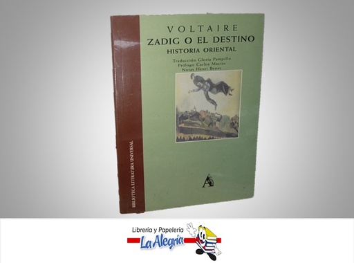 [9788446908579] ZADIG O EL DESTINO HISTORIA ORIENTAL  TEMATICA NOVELA AUTOR VOLTAIRE MARCA ARIES