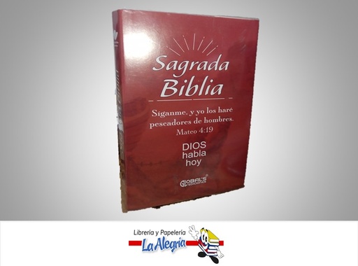 [9789587452792] SAGRADA BIBLIA DIOS HABLA HOY ROJA TEMATICA RELIGION AUTOR GLOBAL´S EDICIONES MARCA GLOBAL´S EDICIONES