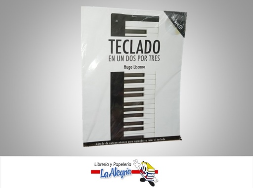 [9789801260875] TECLADO EN UN DOS POR TRES INCLUYE CD TEMATICA MUSICA AUTOR HUGO LISCANO MARCA EDICIONES PEEV