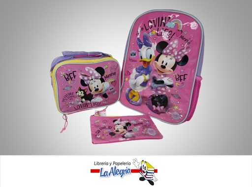 [7591525165006] MORRAL/CARTUCHERA/LONCHERA 959092 COMBO MINNIE/DAISY MARCA CAPI