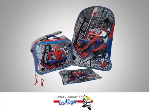 [7591525164511] MORRAL/CARTUCHERA/LONCHERA 959088 COMBO SPIDERMAN CRIME FIGHTER MARCA CAPI