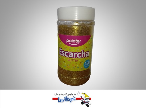 [7453038425186] ESCARCHA GL250NGD 250G DORADA MARCA POINTER