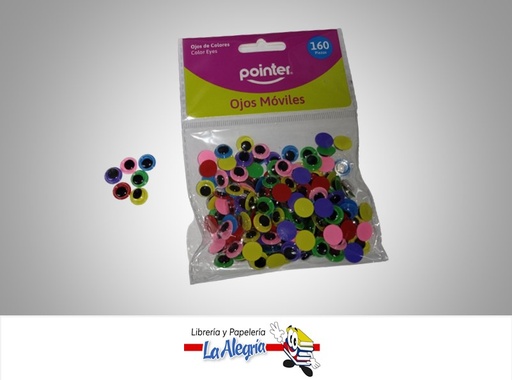 [7453038403184] OJO LOCO A126DY10160 PAQUETE 160 PZA MARCA POINTER