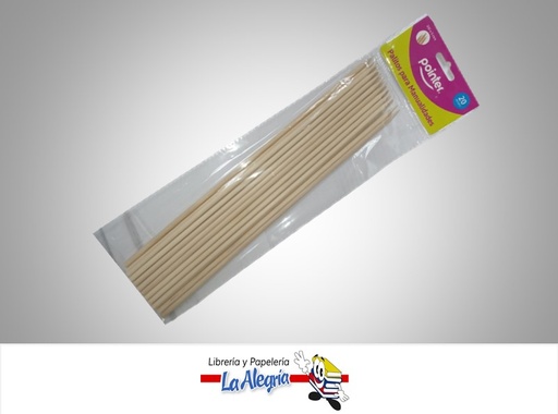 [7453038490252] PALITOS DE ALTURA RW3005S 300X5MM NATURAL 20UND MARCA POINTER