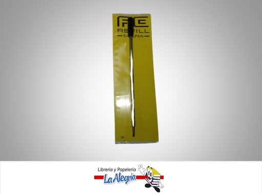[RC1714] REPUESTO BOLIGRAFO GENERICO TIPO CROSS METAL NEGRO UND MARCA REFILL