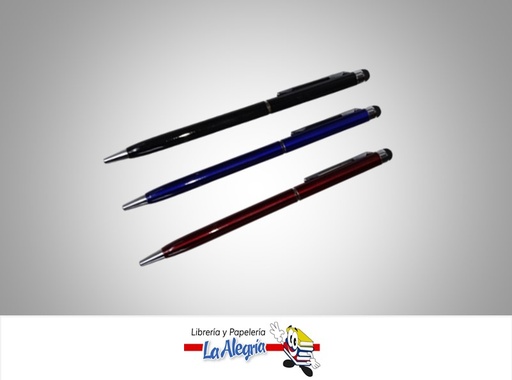 [13PB6] BOLIGRAFO TOUCH TIPO CROSS UND 3 COLORES MARCA JING PIN