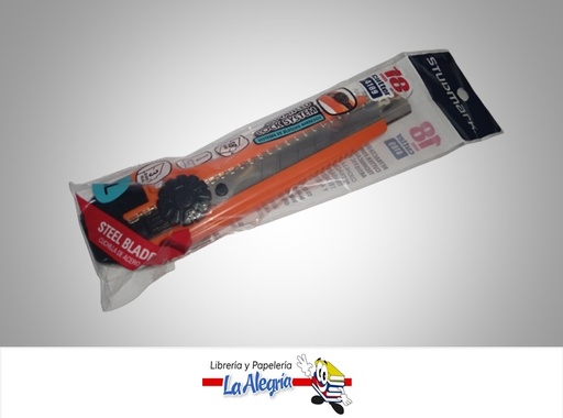 [7453015122640] EXACTO RETRACTIL PLASTICO ST04109; 18 MM  MARCA STUDMARK