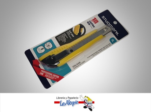 [7453015116670] EXACTO RETRACTIL PLASTICO ST04104; 18 MM  MARCA STUDMARK