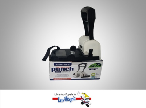 [7453015157222] PERFORADORA DE USO PESADO STHDP107 2HUECOS 7 CM 100 HOJAS MARCA STUDMARK