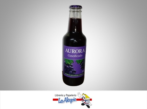[7891141032219] JUGO DE UVA TINTO GASIFICADO 275ML MARCA AURORA