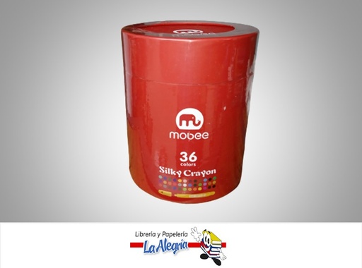 [6970840601184] LAPICES DE COLORES SINTETICOS  MB  36 COLORES SILLKY-ACUARELABLE RETRACTIL LARGO 130MM. MARCA MOBEE