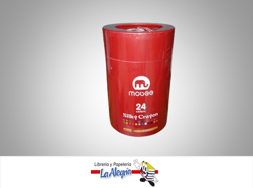[6970840600026] LAPICES DE COLORES SINTETICOS MB  CJ.2ST.24 COL.C/U.SILLKY-ACUARELABLE RETRACTIL LARGO 130MM. MARCA MOBEE