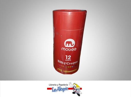 [6970840600019] LAPICES DE COLORES SINTETICOS MB CJ.4ST.12 COL.C/U.SILLKY-ACUARELABLE RETRACTIL LARGO 130MM. MARCA MOBEE
