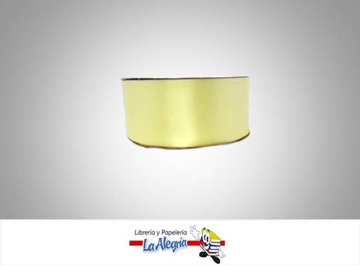 [CR52MM004] CINTA RASO 52MM AMARILLO CLARO X METRO MARCA S/M