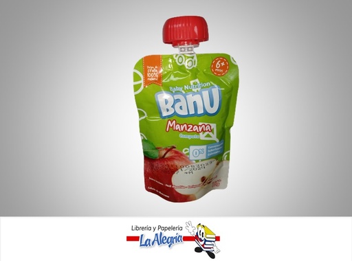 [7598605000158] COMPOTA DE MANZANA 90G MARCA BANU