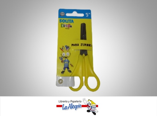 [7591147349259] TIJERA 5'' ESCOLAR PARA ZURDOS MARCA SOLITA