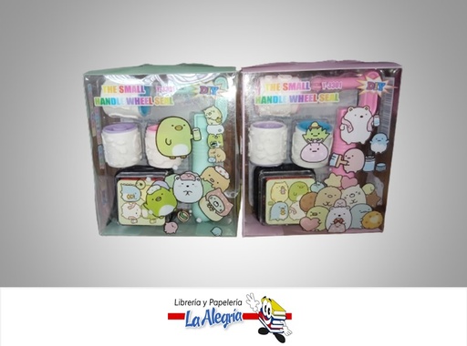 [8809179671194] SELLO Y SET DE RODILLO TINTA KAWAI V3301 ANIMALITOS MARCA DIY