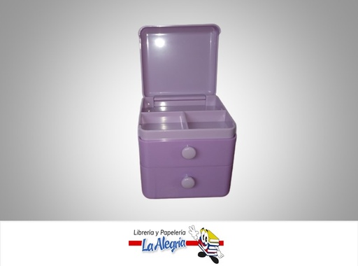 [SN060] ORGANIZADOR DE 2 GAVETAS SET CON STICKER MARCA S/M