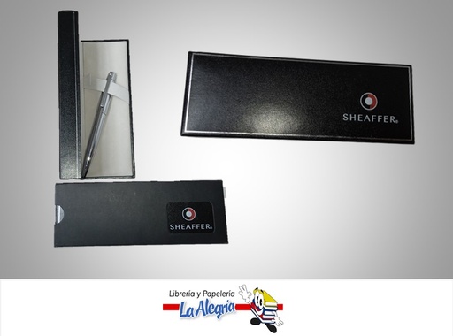 [93302] BOLIGRAFO CHROME FEACTURING PLATE TRIM 9330-2 TINTA NEGRA MARCA SHEAFFER
