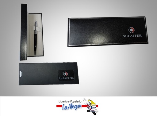 [074040014105] BOLIGRAFO GLOSSY BLACK 9331-2 TINTA AZUL MARCA SHEAFFER
