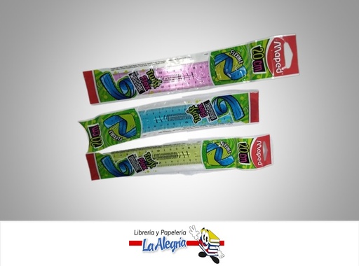[3154142792105] REGLA FLEXIBLE TWIN´N FLEX 20 CM COLOR SURTIDO MARCA MAPED