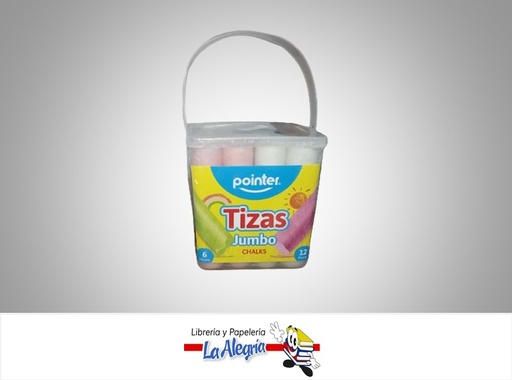 [7453010049195] TIZA JUMBO CHK0219 CAJA 12 COLORES MARCA POINTER