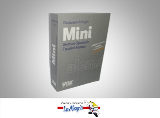 [9788499741697] DICCIONARIO ALEMAN/ESPAÑOL MINI TEMATICA IDIOMAS MARCA VOX