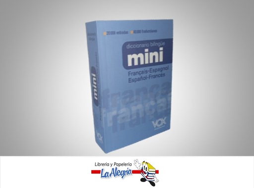[9788499744032] DICCIONARIO FRANCES/ESPAÑOL MINI TEMATICA IDIOMAS MARCA VOX
