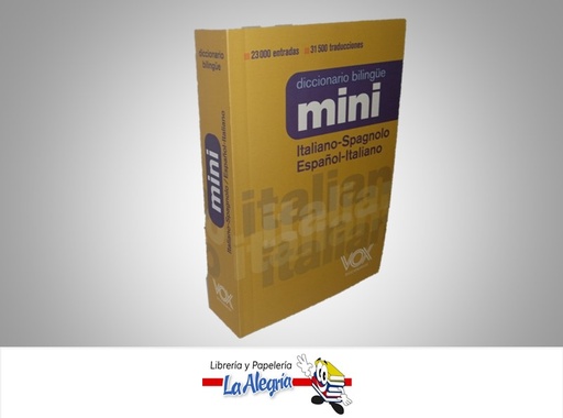 [9788499744049] DICCIONARIO ITALIANO/ESPAÑOL MINI TEMATICA IDIOMAS MARCA VOX