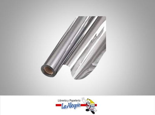 [PHOJ050] PAPEL HOJILLA 70 CM PLATEADO X METRO MARCA S/M