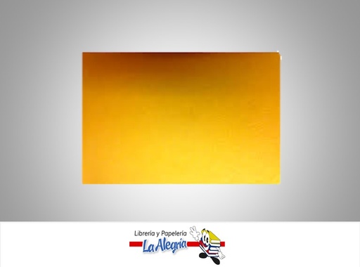 [CHOL0950X70] CARTULINA DOBLE FAZ HOLOGRAFICA 50X70 TORNASOL DORADA 230GR MARCA S/M