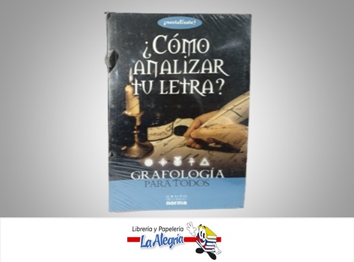 [9789584516961] ¿COMO ANALIZAR TU LETRA? TEMATICA ESOTERISMO AUTOR NORMA MARCA NORMA
