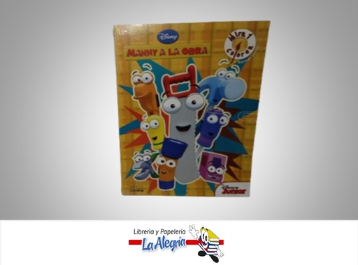 [9789584534279] MANNY A LA OBRA MIRA Y COLOREA TEMATICA INFANTILES AUTOR NORMA MARCA NORMA