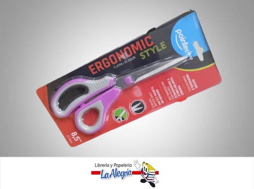 [7453038402781] TIJERA 8.5" OFICINA ERCONOMICA MARCA POINTER