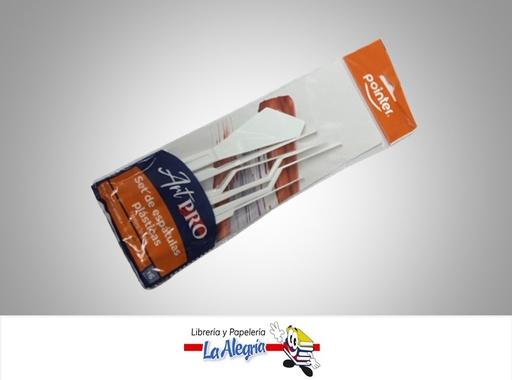 [7453038461436] ESPATULA PLASTICA AB18601 SET 6 PZA  MARCA POINTER