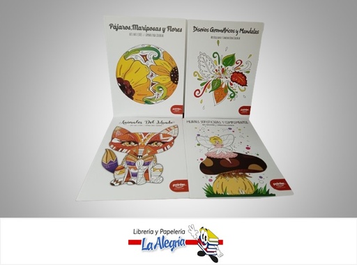 [7453078529608] CUADERNO PARA COLOREAR ARTE ANTI ESTRES DW72840 24 PAGINAS MARCA POINTER