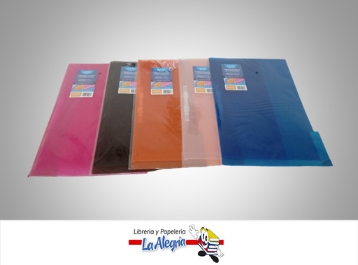 [7453078500461] CARPETA PLASTICA CON GANCHO FL22158  OFICIO COLORES VARIOS MARCA POINTER