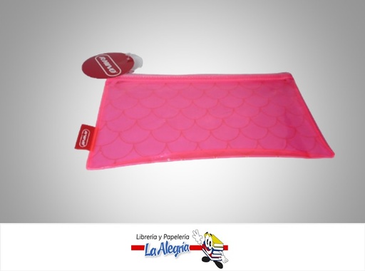[7453038405102] CARTUCHERA PLANA NEON PB2283 11X22CM MARCA RHINO
