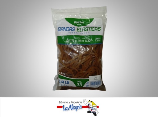 [7453038417204] LIGA DE GOMA N°33 PNTRB3314; 113 GR MARCA POINTER