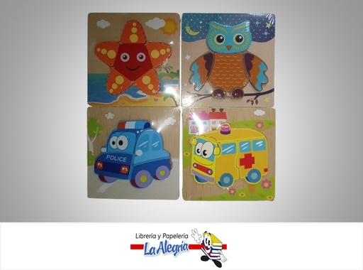 [7453038488662] ROMPECABEZA DIDACTICO FUN WOOD VARIADO PZZ1923 MARCA POINTER