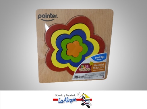 [7453038477024] ROMPECABEZA DIDACTICO FLOR PZZ2101 MARCA POINTER