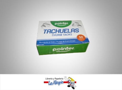 [7453038499217] CHINCHE METALICO TCH1000S 50 UND MARCA POINTER