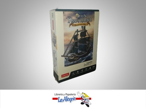 [6944588240356] ROMPECABEZA 3D QUEEN ANNES REVENGE 100 PZA
