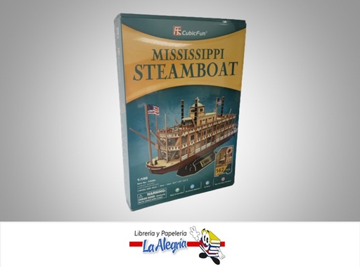 [6944588240264] ROMPECABEZA 3D MISSISSIPPI STEAMBOAT 142 PZA