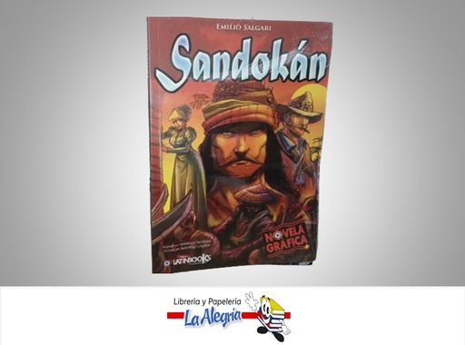 [9789871208609] SANDOKAN TEMATICA NOVELA GRAFICA AUTOR EMILIO SALGARI MARCA LATINBOOKS