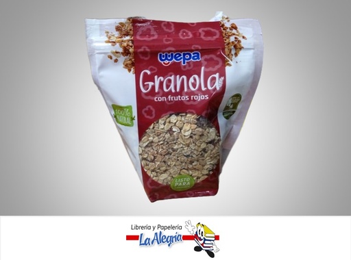 [765542343199] GRANOLA CON FRUTOS ROJOS 200 G MARCA WEPA