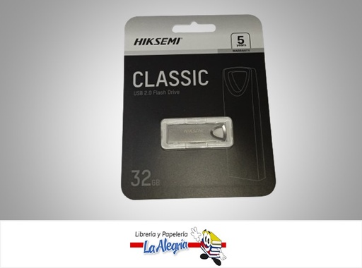 [6974202726812] PENDRIVE USB 32GB 3.0 MARCA HIKVISION