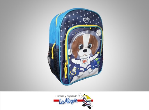 [7591525163064] MOCHILA ESCOLAR MEDIANA KIDS PERRO 1284014 MARCA CAPI
